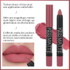evpct 3Pcs Brown Lip Liner Crayon Pencils Set for Women Neutral Matte Lipstick Lip Stick Crayon Long Lasting Lips Pencil