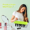 RONRONS Professional Lipsticks Filling Tray Kits Including 1 Pieces Lip Balms Filling Tray 1 Pieces Spatula and 50 Piece