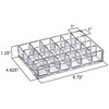 Amazing Abby Allure 2Pack 24Slot Acrylic Lipstick Organizer Lipstick Holder Lip Gloss Holder Cosmetic Storage Display Pe
