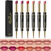 Aseawave 6Pcs Lip Liner and Lipstick Makeup Set Purple RedClaretVermilionPastel OrangeRoseRuby Red Lipstick Pen and with