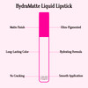 Gerard Cosmetics HydraMatte Liquid Lipstick 90210 Mauve Lipstick with Matte Finish Long Lasting and Non Drying Super Pig