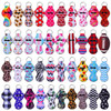 shynek Chapstick Holder Keychain 40Pcs Lip Balm Holder Keychain Set Neoprene Multicolor Women Portable