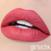 Girlactik Long Lasting Matte Lip Paint Liquid Lipstick in Allure Long wearing Smooth Application Pigmented NonCrack Form