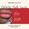 Runway Rogue Pearl Glam Long Wear Shimmer Liquid Lipstick Metallic CoralPink Lipstick with Silver and Gold Shimmer Starl