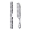 2 pcs Stainless Steel Hair Combs Anti Static Styling Comb Hairdressing Barbers Combs (Silver) online at globaldelivered