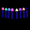 Moon Glow Blacklight Neon UV Lipstick 016oz Pastel Set of 8 colors Glows brightly under BlacklightsUV Lighting
