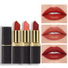 evpct 3Pcs Dark Light Bright Red Matte Lipstick Pack Sets for WomenRuby Red Silky Velvet Lipstick Matte Long Lasting Smu