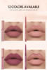 URQT 12pcs Lip Liner and Lipstick Set 6 Velvety Matte Liquid Lipsticks 6 Matching Smooth Lip Liner One Step Lips Long La