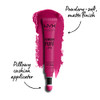 NYX PROFESSIONAL MAKEUP Powder Puff Lippie Lip Cream Liquid Lipstick Teenage Dream Hot Pink