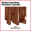 Revlon Liquid Lipstick with Clear Lip Gloss ColorStay Face Makeup Overtime Lipcolor Dual Ended with Vitamin E in Nude No