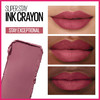 Maybelline Super Stay Ink Crayon Lipstick Makeup Precision Tip Matte Lip Crayon with Builtin Sharpener Longwear Up To 8H