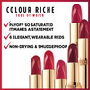LOreal Paris Colour Riche Red Lipstick Long Lasting Satin Finish Smudge Proof Lipstick with Hydrating Argan Oil Vitamin