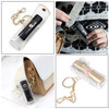Patty Both Fashion Lipstick Keychain Holder Lipstick Case Holder Lip Balm Holder with Key Chain Portable Gift for Women