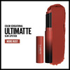 Maybelline Color Sensational Ultimatte Matte Lipstick NonDrying Intense Color Pigment More Rust Rusty Red 1 Count
