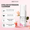 BREYLEE 100 ml Lash Shampoo for Lash Extensions Lash Fan DryerRinse BottleBrushesCotton Puff Eyelash Extension Cleanser