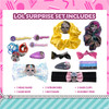 LOL Surprise Train Case Cosmetic Makeup Set Includes Lip Gloss Eye Shimmer Nail Polish Hair Accessories more Perfect for