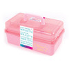 3C4G Pink and Gold Hard Case Makeup Storage Set Kids Makeup Kit for Girls and Teens Includes Storage Case 5 Eyeshadows 1