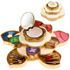 CoralBeau All In One Makeup Kit for Teens and Women Flower Makeup Set for Girls 1012 Pigmented Eyeshadows Lip Creams Blu