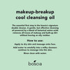 BOSCIA MakeUpBreakUp Cool Cleansing Oil Vegan CrueltyFree OilBased Face Cleanser Makeup Remover For Dry Normal Combinati
