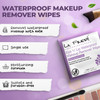 LA Fresh Eye and Lip Waterproof Makeup Remover Wipes Pack of 50 Individually Wrapped Wipes Made With Vitamin E Olive Oil