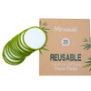 Minasuki 20 Pack Reusable Makeup Remover Pads Bamboo Reusable Cotton Rounds for Toner Washable Pads for All Skin Types w