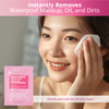 Air Jungles Makeup Remover Wipes Single Individully Wrapped 25 Ct Mini Travel Size for Cleansing Face and Eyes Waterproo