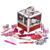 Hello Kitty Train Case Cosmetic Makeup Set Includes Lip Gloss Eye Shimmer Nail Polish Hair Accessories More For Girls Ag