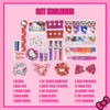 Hello Kitty Train Case Cosmetic Makeup Set Includes Lip Gloss Eye Shimmer Nail Polish Hair Accessories More For Girls Ag