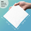 Travel Well NonWoven Makeup Remover Wipes Bulk Makeup Wipes Individually Wrapped Travel Essentials Aloe Infused Facial C