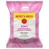 Burts Bees Micellar Rose Water Facial Towelettes 100 Plant Based Cloth 99 Natural Origin Remove Makeup Cleanse Hydrate N