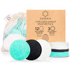 Reusable Makeup Remover Pads Eco Friendly Zero Waste Cotton Rounds Beauty Products 15 Natural Organic Face Pads with Lau