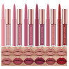 BestLand 12Pcs Matte Liquid Lipstick Lip Liner Pens Set One Step Lips Makeup Sets Pigment Velvety Nude Lip Stain Waterpr