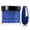 Fine Dipping Powder Royal Blue Colors No Need Lamp Cure Dip Powder NailsLike Gel Polish Effect Even Smooth FinishingNo43