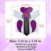100Pcs Professional Stiletto Nail Forms Acrylic Curve Nails UV Gel Nail Extension Nail Art Guide Form SelfAdhesive Stick