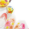 12 Colors Real Dried Flowers Nail Art AccessoriesFivePetals Flower 3D Nail Stickers for Nail Art DIY Decoration
