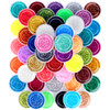 FANDAMEI 48 Colors Fine Glitter for Crafts Arts Decoration Resin Nail Glitter Body Hair Face Holographic Glitter Powder