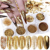 Holographic Nail Sequin Glitter Accessories Colorful 3D Glitter Flakes Nail Supply Acrylic Flakes Designs False Nails Ma