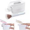 Unibouti Dip Powder Recycling Tray System with Cleaning Brush Nail Rhinestones Glitter Pearl Recycling Saving Tool Nails