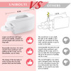 Unibouti Dip Powder Recycling Tray System with Cleaning Brush Nail Rhinestones Glitter Pearl Recycling Saving Tool Nails