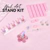 Makartt Nail Stand for Press On Nails Display Practice Art Painting Magnetic Fake Nail Holder for Painting Nails Stand f