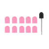 Nail Sanding Grinding Sanding Head Nail Drill Bits Kit Sanding Ring Nail Drill Head for Manicure Pedicure Nail Polishing