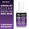 Mia Secret StrongJet Brush On Clear Nail Glue 335 Ideal to adhere Crystals Over Any Acrylic and Gel Surface