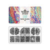 PUEEN Nail Art Stamping Plate Marble Paradise 01 Theme Park Collection 125x65mm Unique Nailart Polish Stamping Manicure