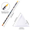 Blulu 10 Pcs Wax Pencil for Rhinestone Nail Point Drill Wax Pen Diamond Art Dotting Pen Self Adhesive Resin Picker Penci
