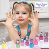 Townley Girl Hello Kitty 8 Pack Nail PolishWaterBased NonToxic PeelOff Set Girls Kids Ages 3 Perfect for Parties Sleepov