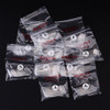 enForten 500pcs Natural Color Well Less Nail Tips Half Cover Acrylic UV Gel French False Nails 10 Sizes for Nail Salons