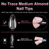 Short Stiletto Nail Tips Clear Nail Tips Half Cover MEKK 600PCS Acrylic False Nail Tips Fake Nail Tips for Nail Salons a