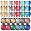 Born Pretty Nail Confetti Powder Chameleon Flakes Paillette Chrome Nail Powder Irregular Nail Art Glitter Sequins Flakes