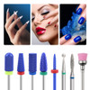 7pcs Ceramic Nail Drill Bits Set for Acrylic Nails 332 Professional Ceramic Nail Drill Bit Set for Cuticle Acrylic Gel N