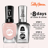 Sally Hansen Miracle Gel Salon Quality Nail Polish GelLike Formula TwoStep System No UV Light Needed Long Lasting Semiop
